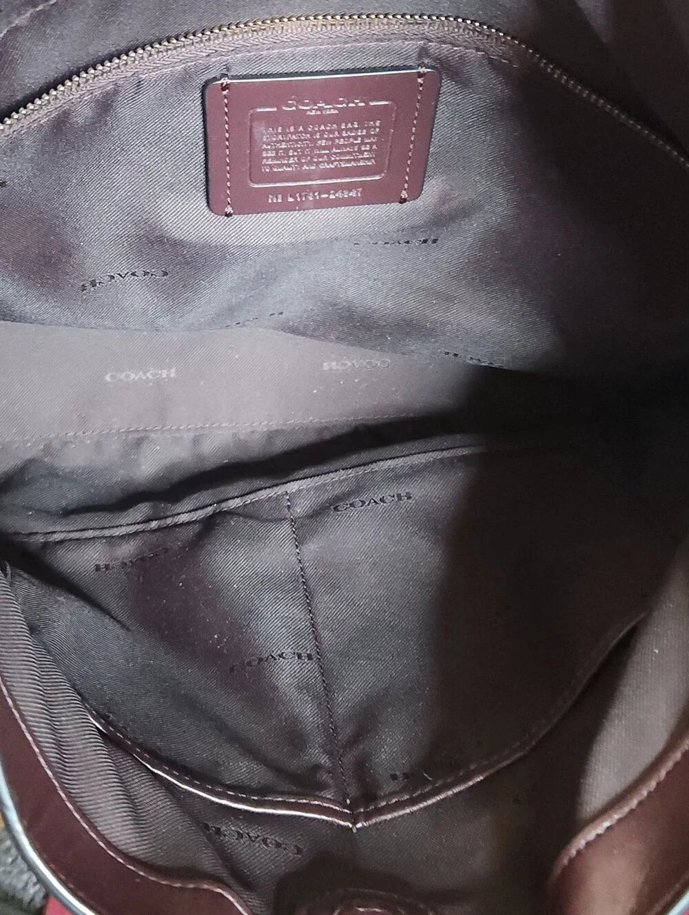 COACH Clarkson Hobo Bag in Black Pebbled Leather (Style Number 24947)